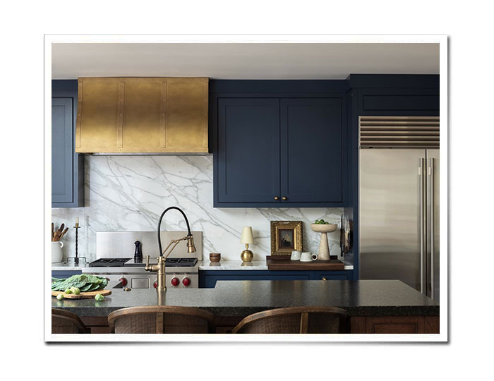 Custom Brass Range Hood