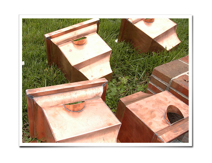 Copper Collector Box ~ Overflows