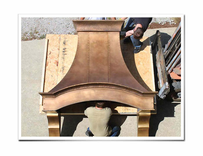 Custom Bronze Range Hood