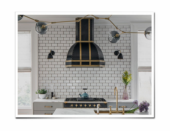 Custom Powder Coated Range Hood