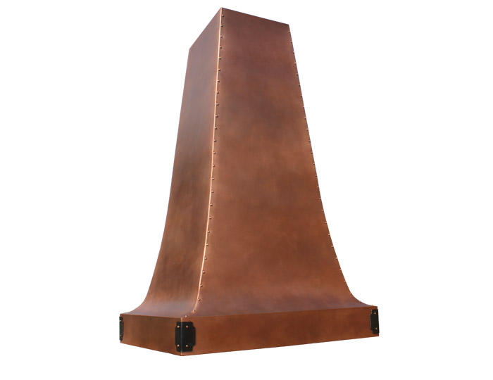 Alpine Range Hood in Medium Antique Copper