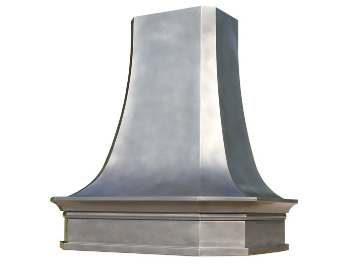 Alpine Range Hood with Double Mitered Seams