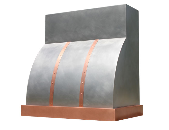 Barrel Range Hood in Natural Stainless Steel