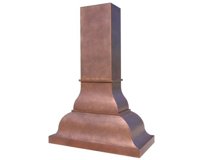 Belle Range Hood in Copper