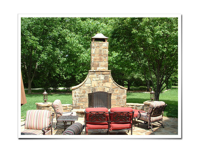 Belle Outdoor Fireplace Cap ~ Natural Sanded Copper